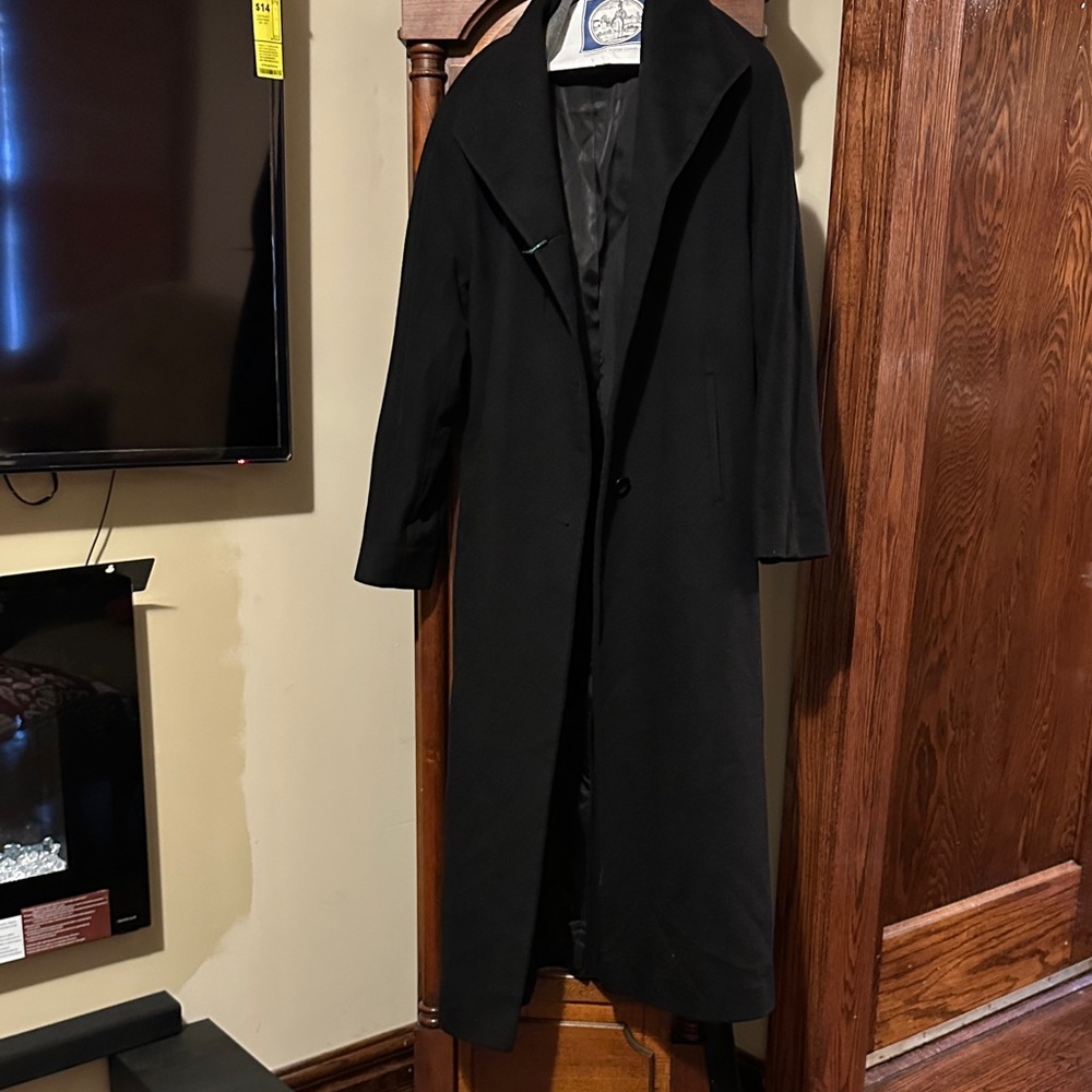 Perry Ellis Black Trench Coat